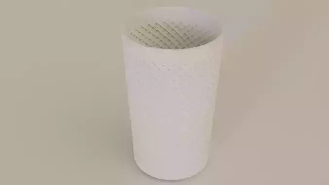 Diamond pattern abstract glass