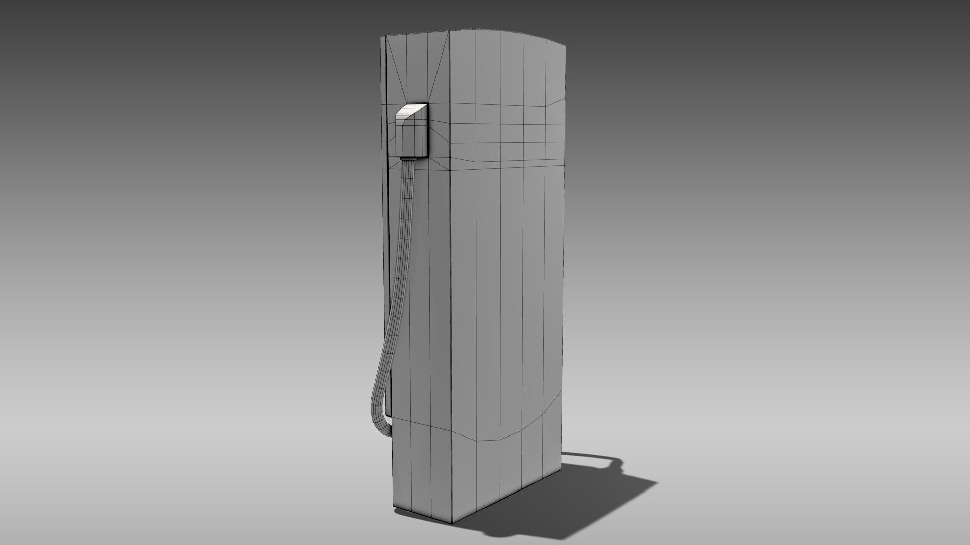 Electric Vehicle Charger Low-poly 3D model_15