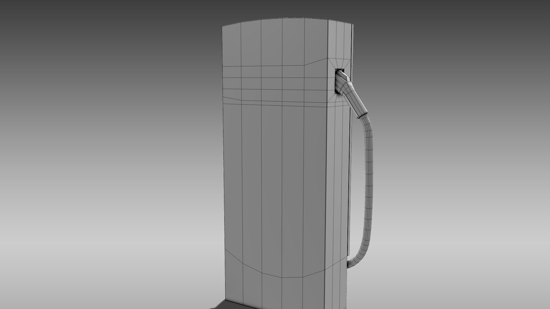 Electric Vehicle Charger Low-poly 3D model_13