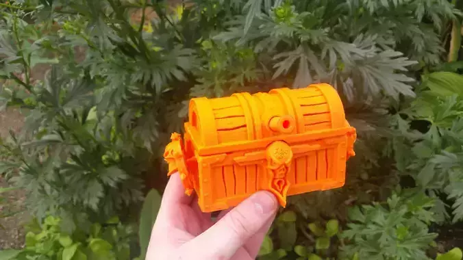 Pirate chest 3d print