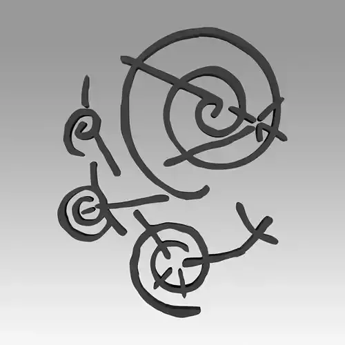 Star trek symbol CHAH mooz ee