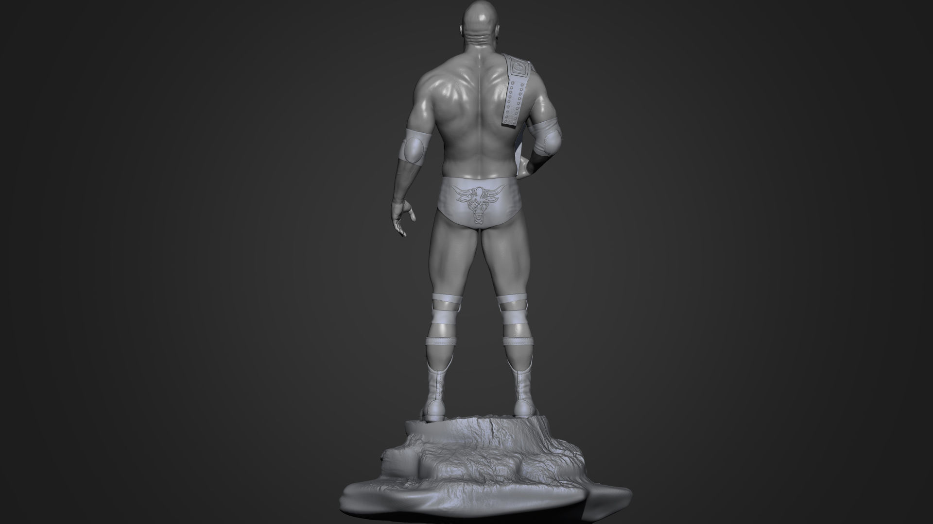 The Rock - Dwayne Johnson 3D Print 3D print model_8
