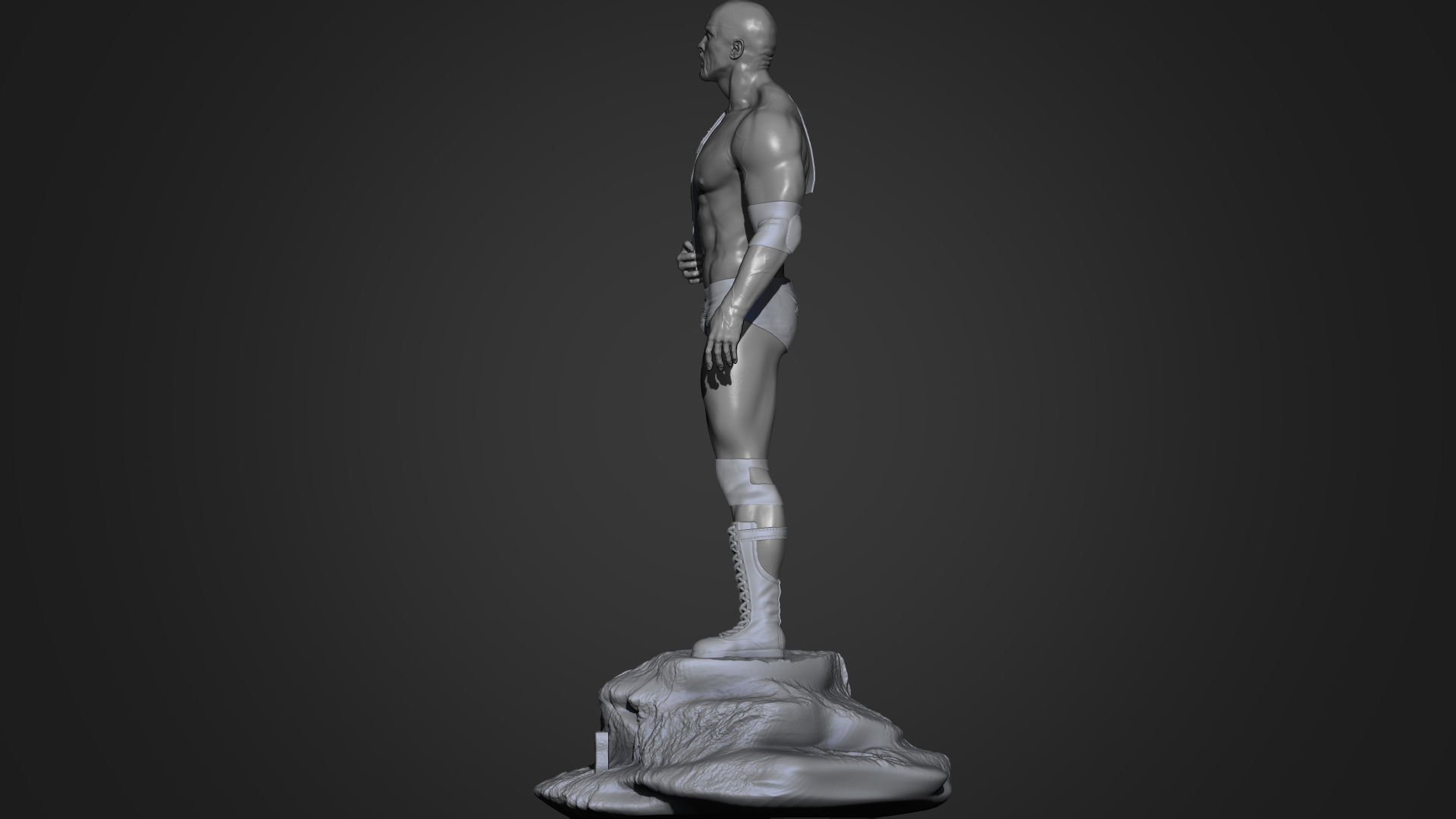 The Rock - Dwayne Johnson 3D Print 3D print model_7