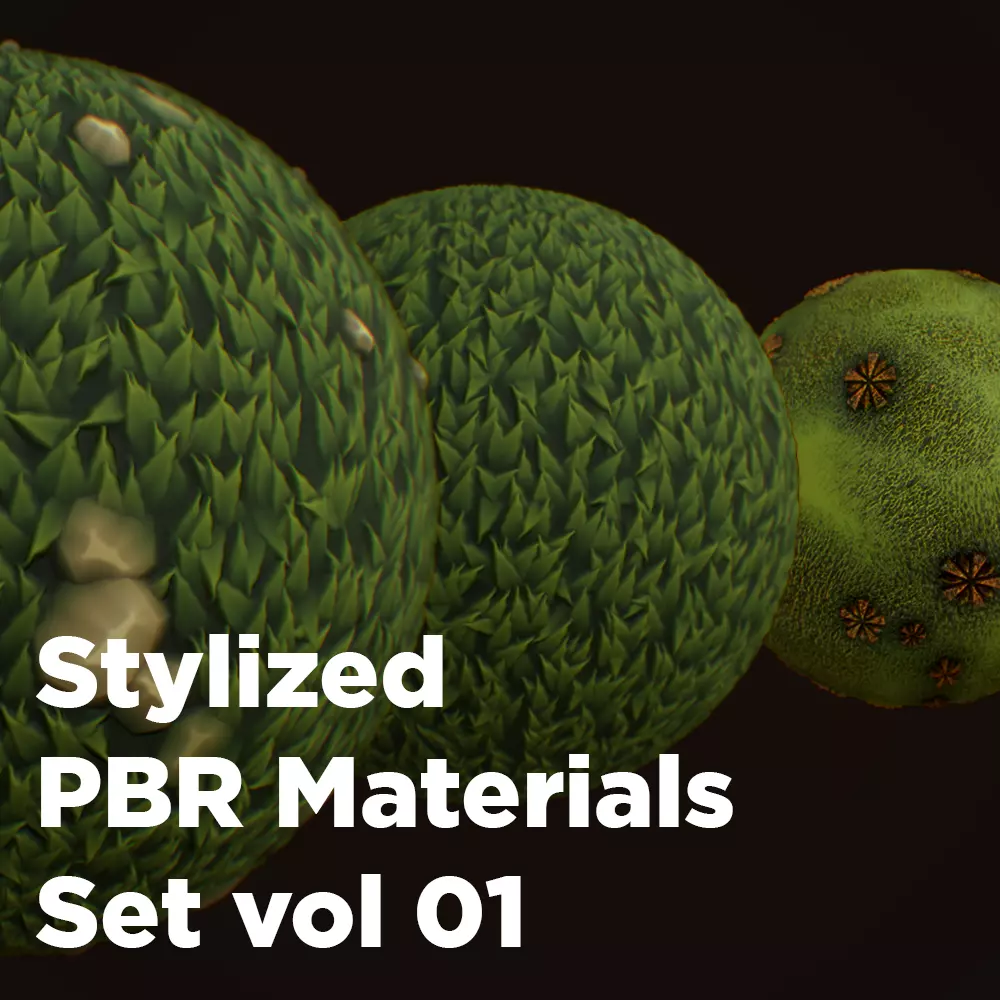 Stylized Grass - Rocks - Moss Materials Texture Texture