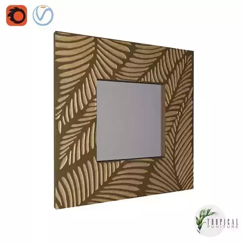 Tropical - FREEPORT SQUARE MIRROR 3D model