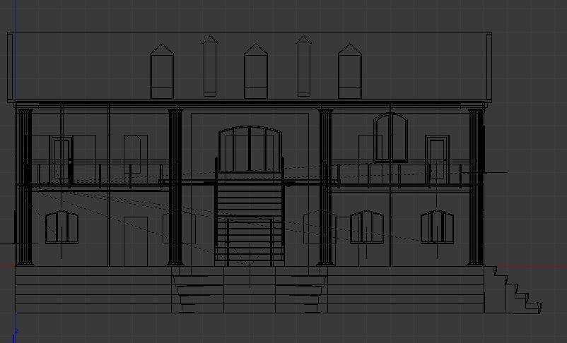 Modern Manison 3D Model Low-Poly and Game-Ready PBR Low-poly 3D model_5