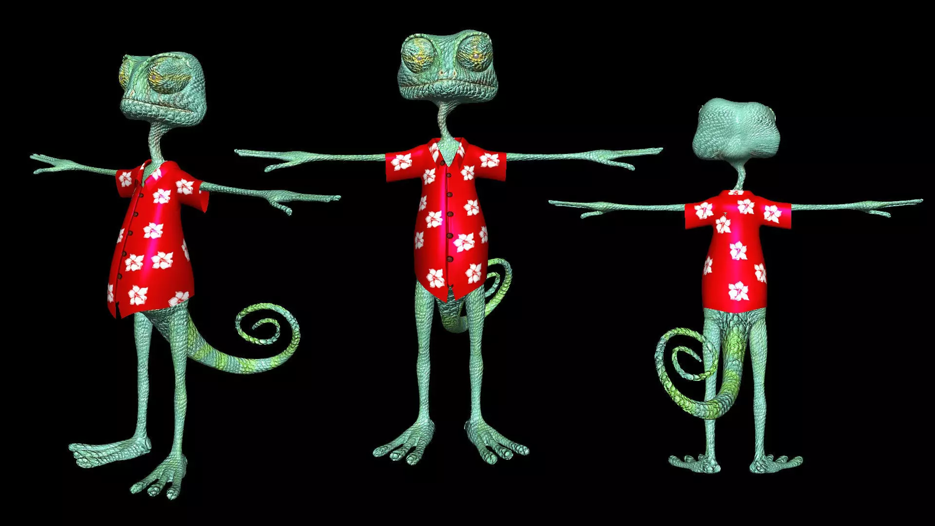 RANGO 2011 movie model Free 3D model