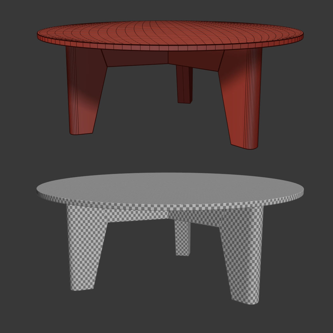 Yke coffee table by Piet Boon 3D model_10