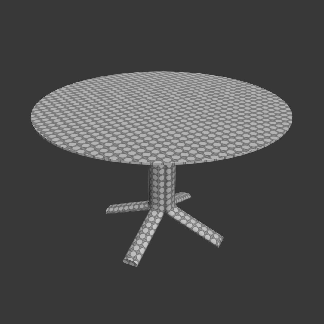 Miller Meridiani table  3D model_4