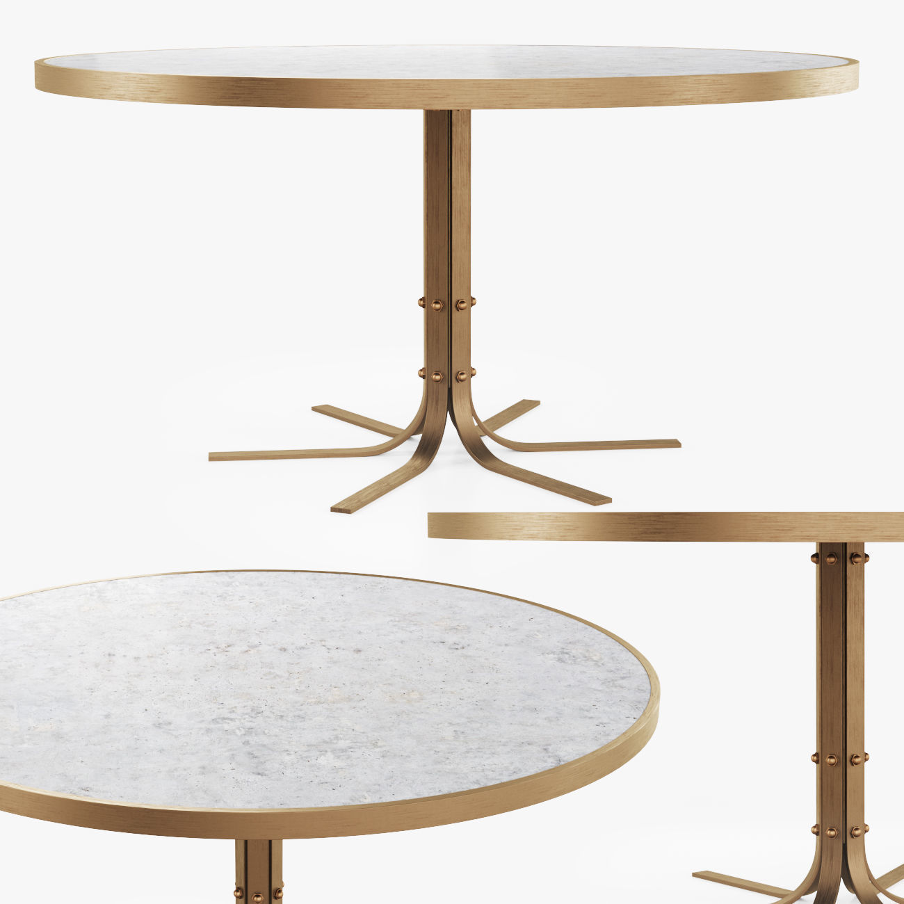 Table Tavolo Basso 055 3D model_1