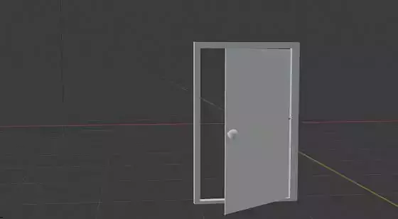 Door Open 3D model
