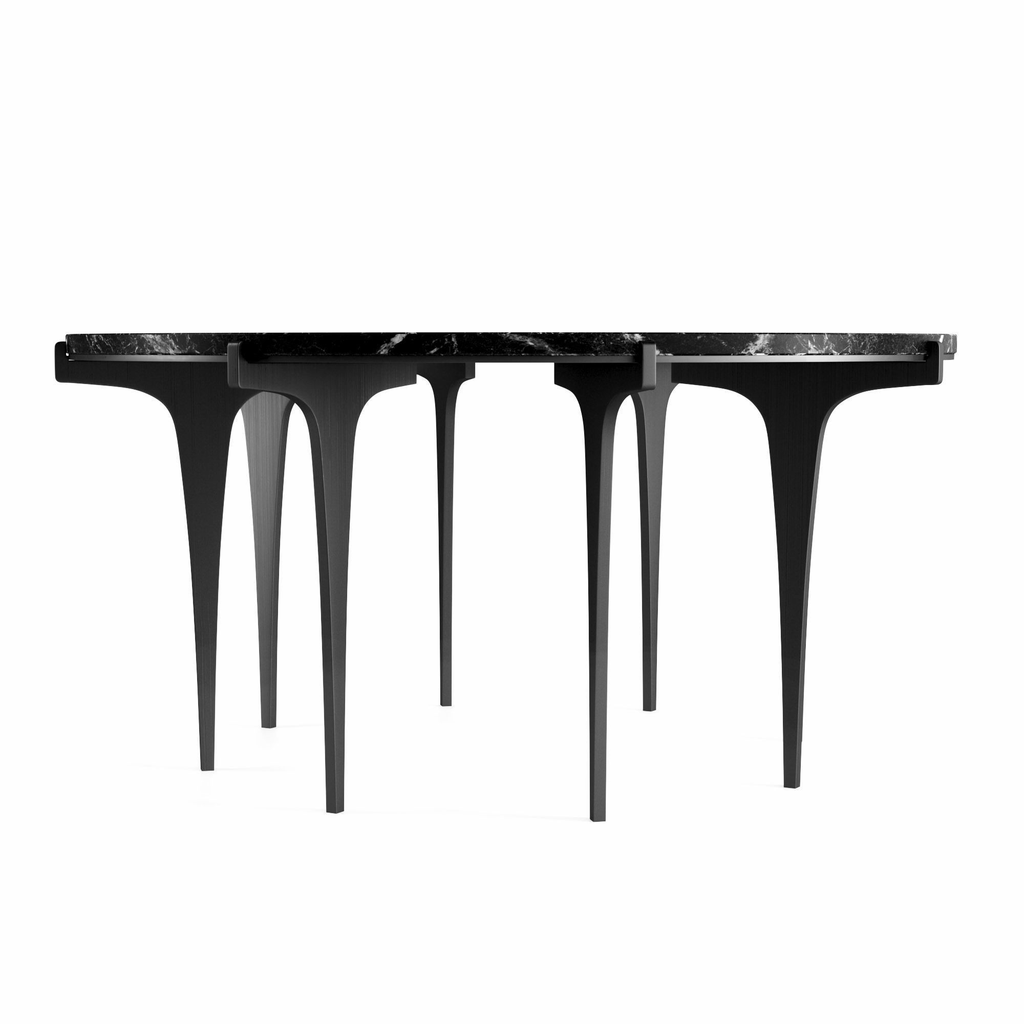 Prong round coffee table 3D model_3