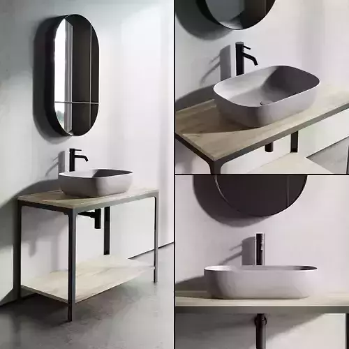 Scarabeo Ceramiche ABLE Single Vanity Unit Set 1