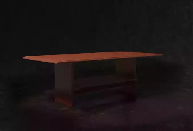 Coffee table - Frank llyod Wright Free low-poly 3D model