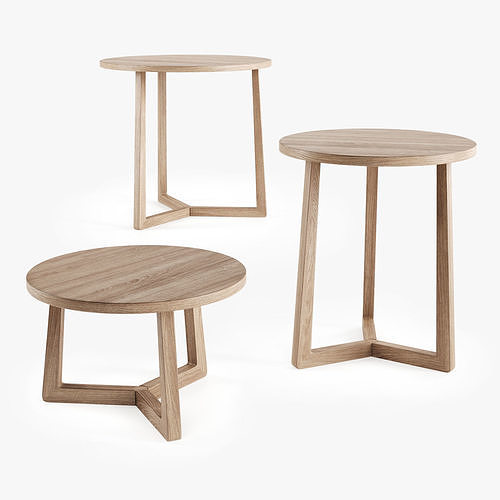 Flexform Jiff coffee table  3D model