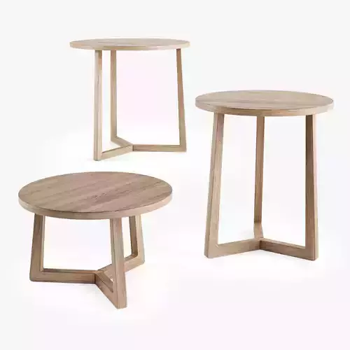 Flexform Jiff coffee table  3D model