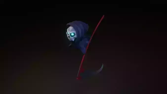 Flying Reaper Low-poly 3D model