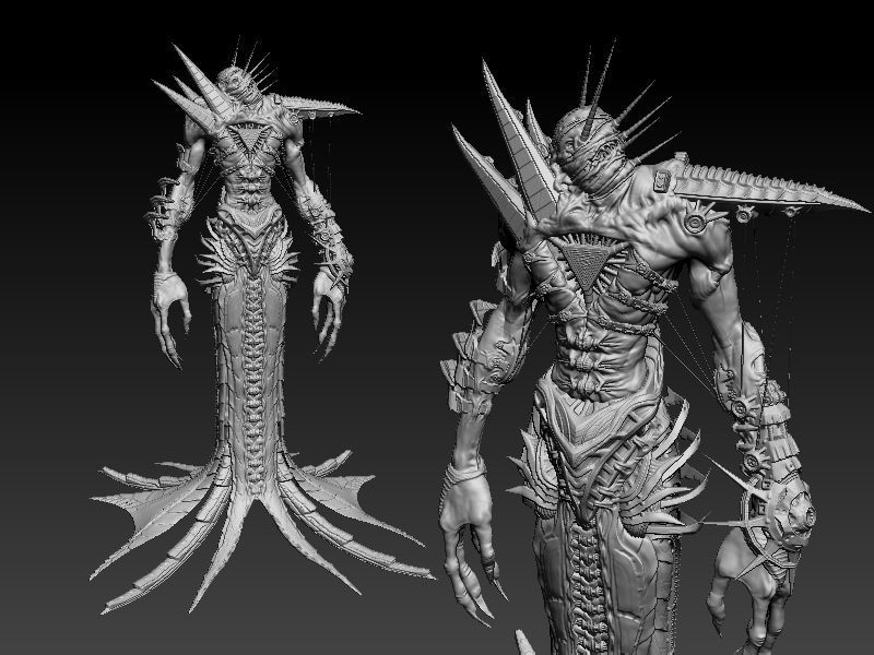 Demon Lich Sculpt 3D model | CGTrader