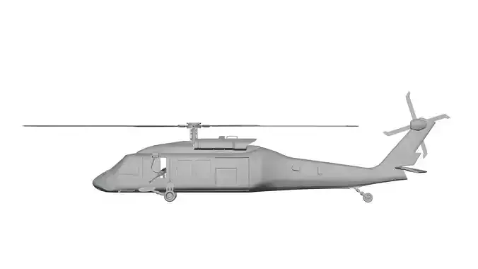 UH60 Black Hawk Free 3D model