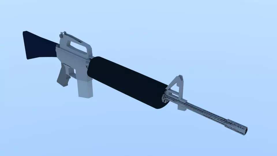 M16 GUN Free 3D model
