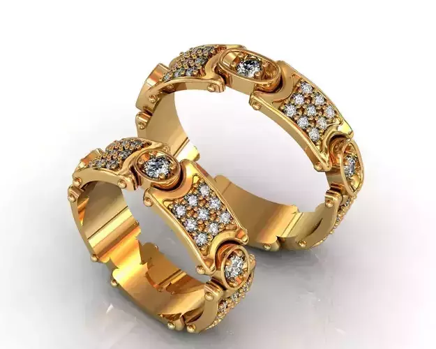 Wedding Ring 3D print model