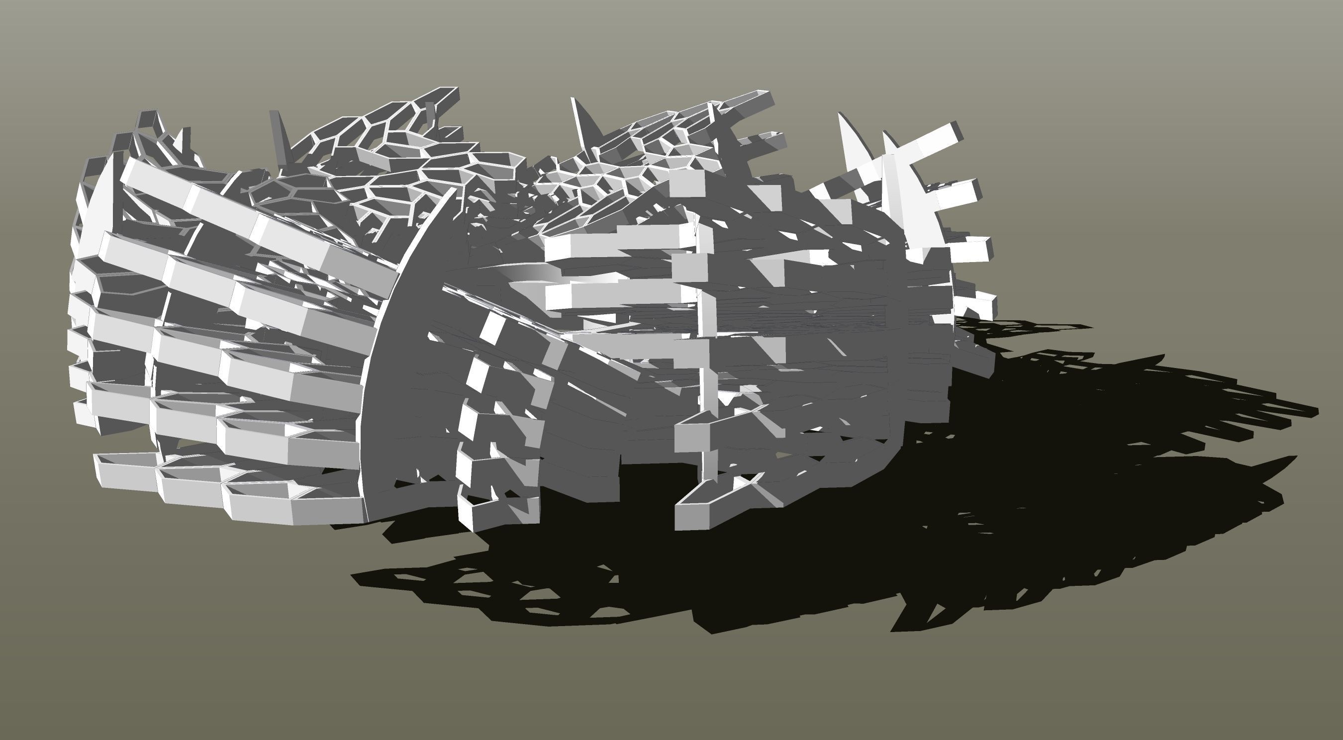 tessell-flower glow in chess board Free 3D print model_5