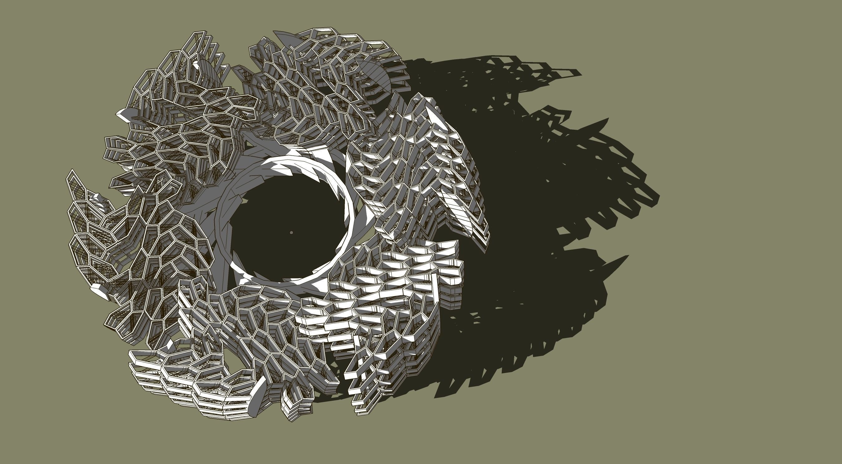 tessell-flower glow in chess board Free 3D print model_8