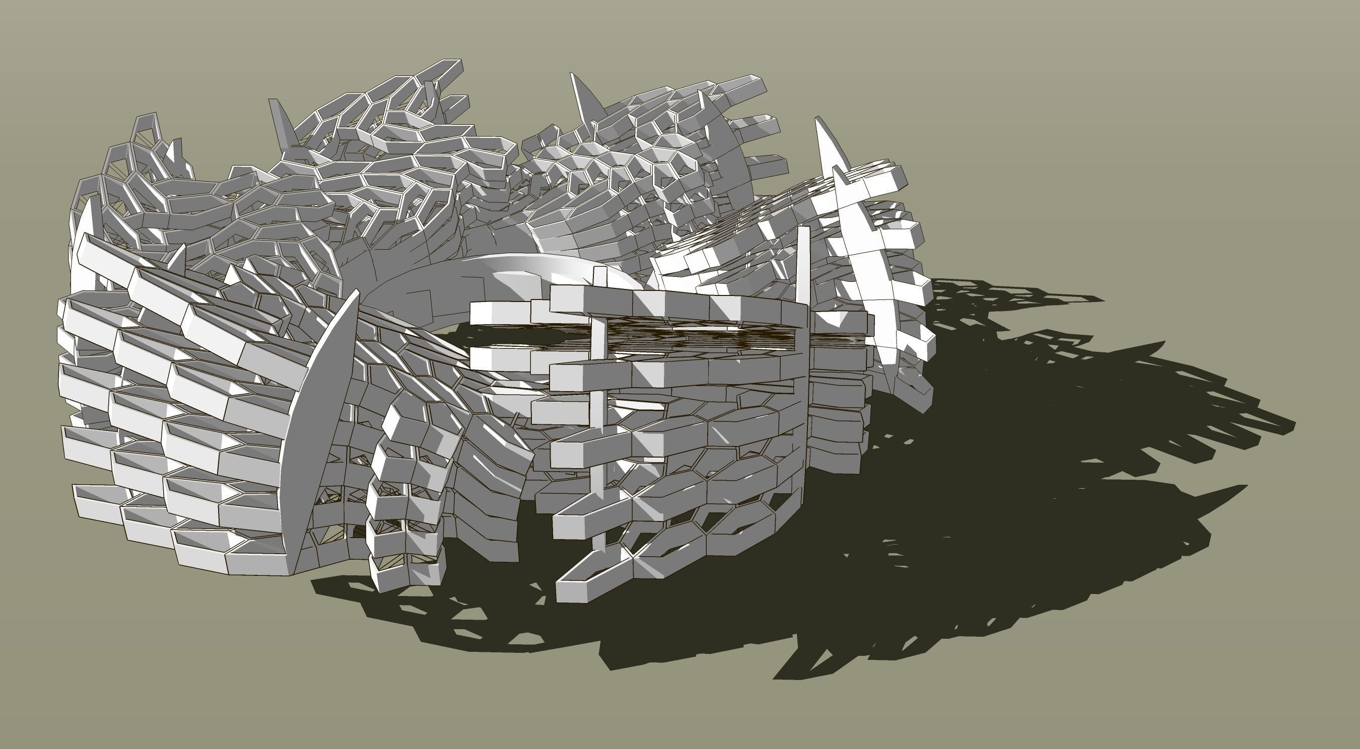 tessell-flower glow in chess board Free 3D print model_6