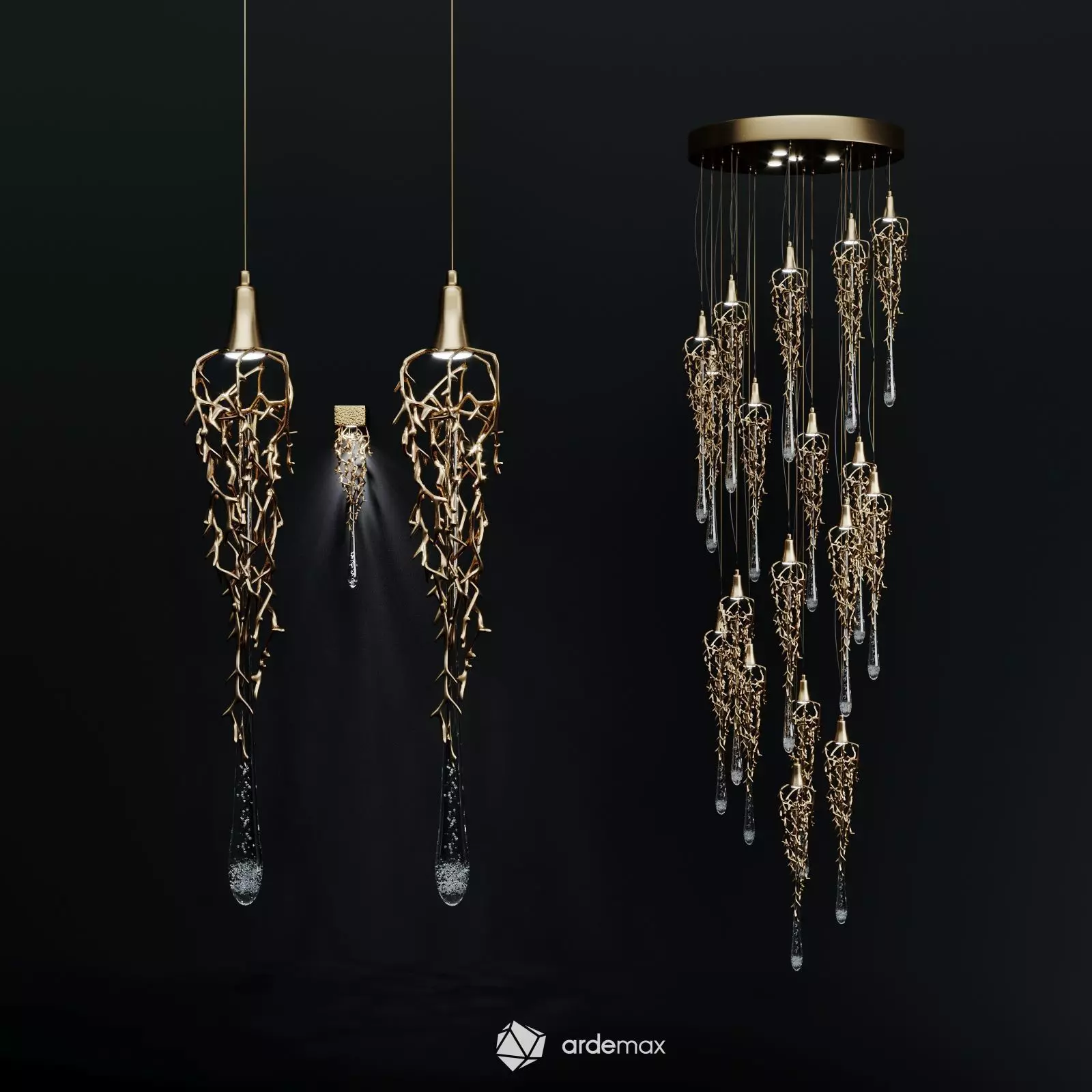 Decorative lamps by Serip 3D model_0