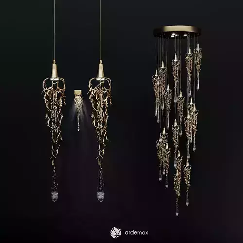 Decorative lamps by Serip