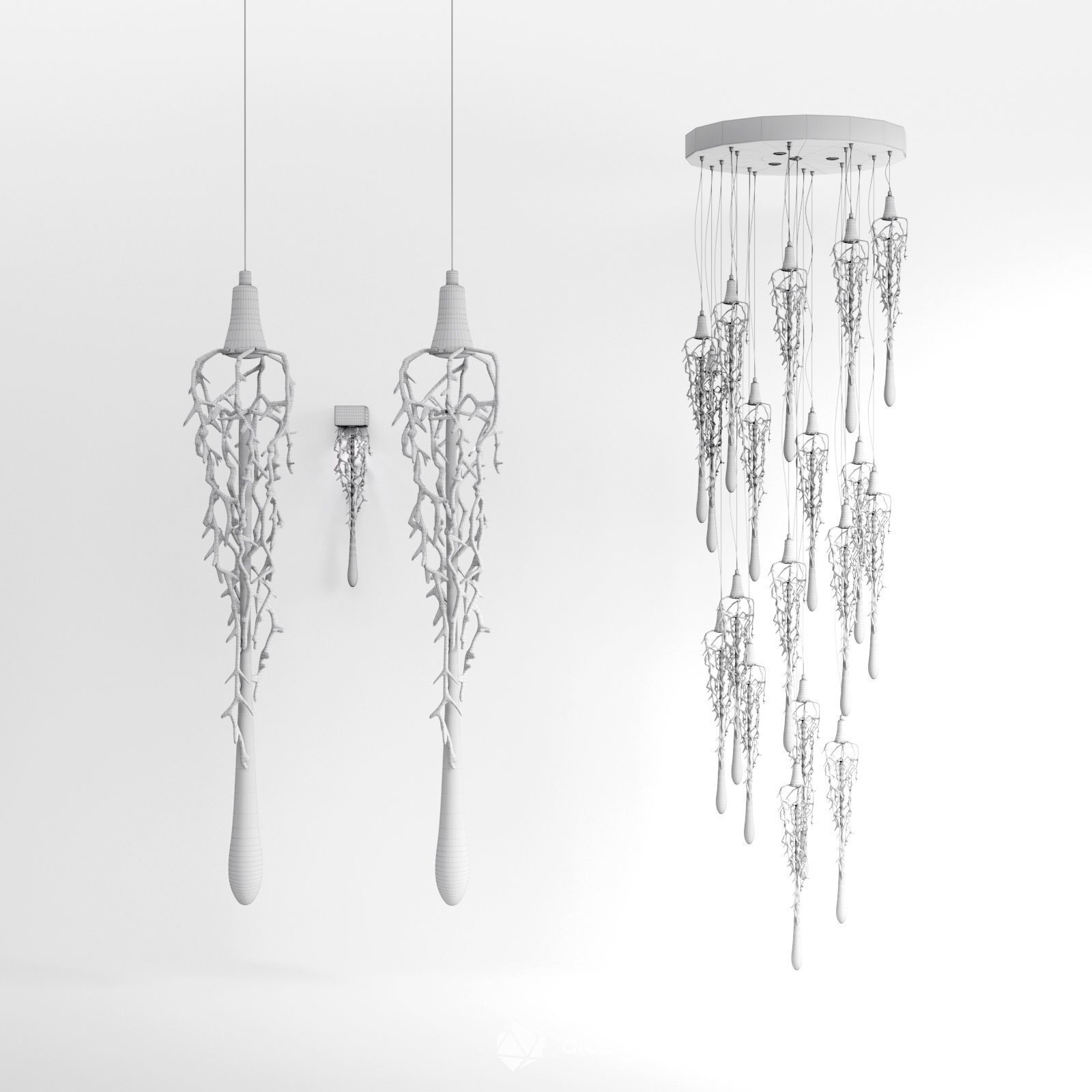Decorative lamps by Serip 3D model_9