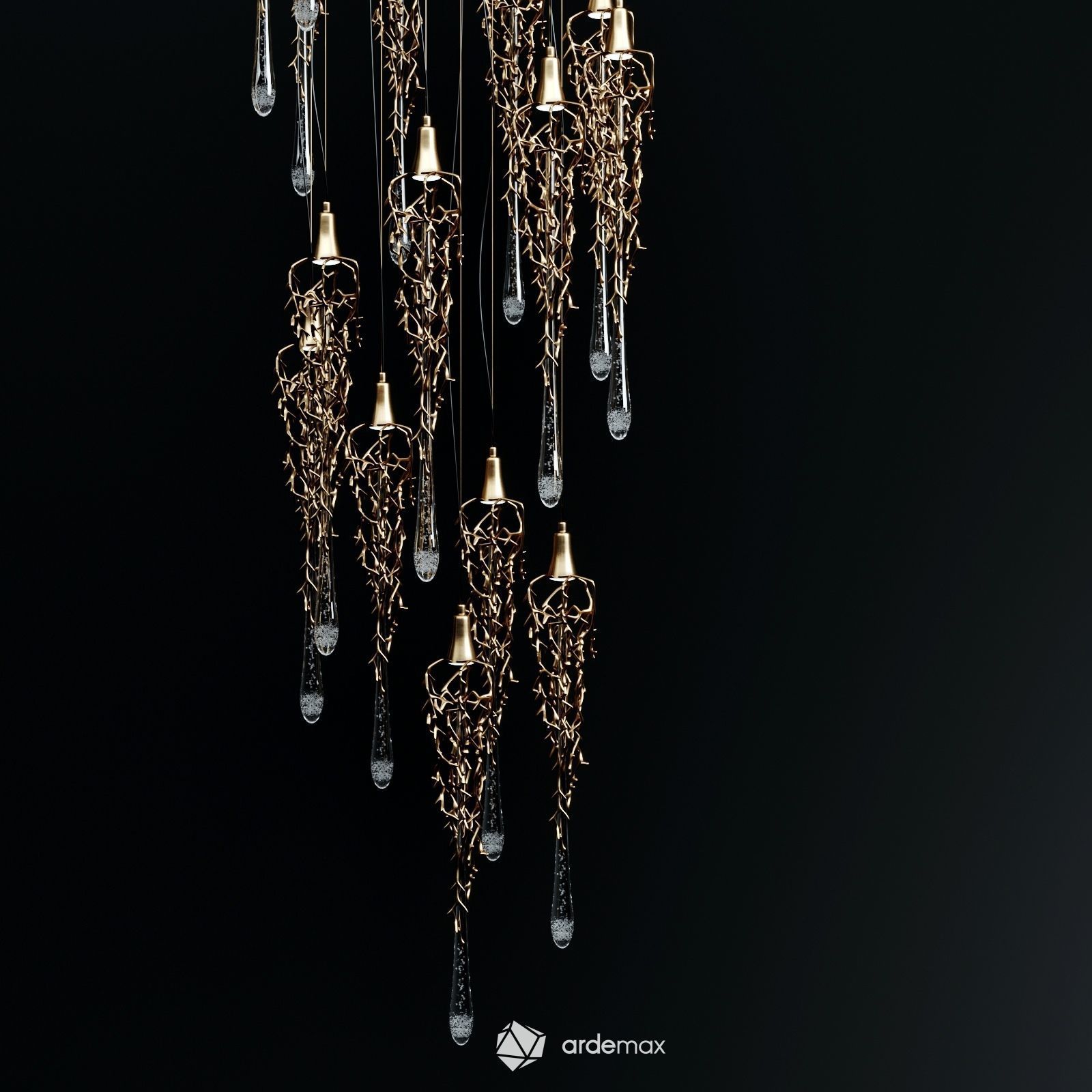 Decorative lamps by Serip 3D model_2