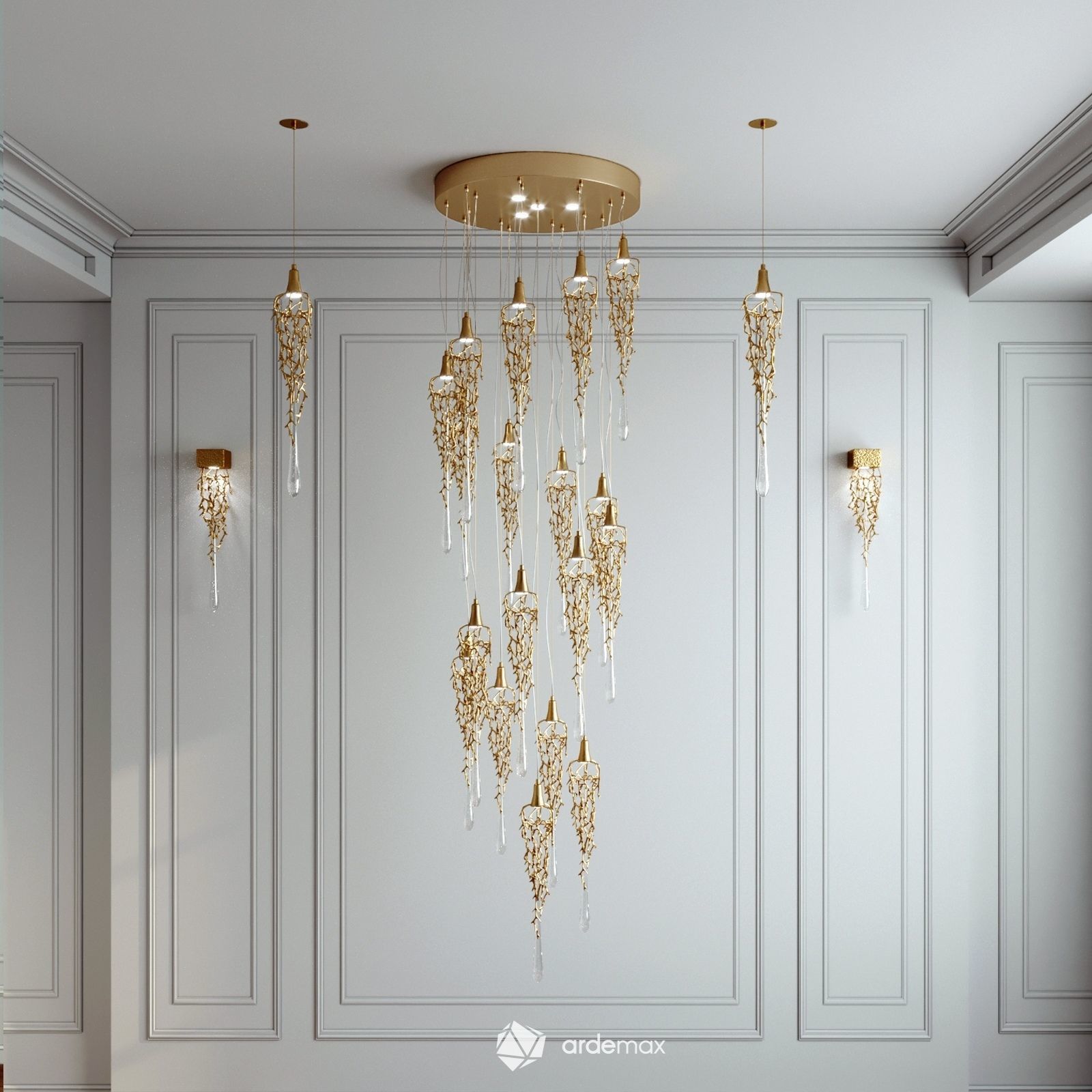 Decorative lamps by Serip 3D model_7