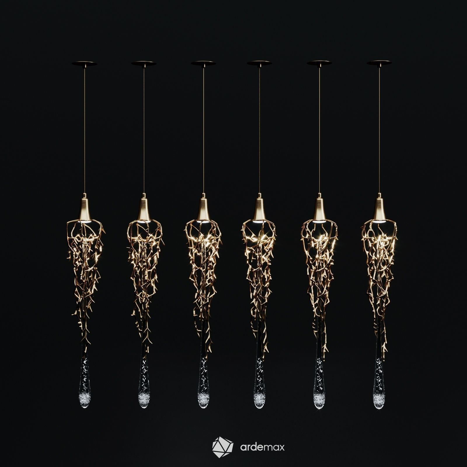 Decorative lamps by Serip 3D model_6