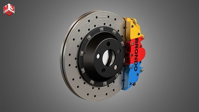 Brake Disk and Caliper 3D model
