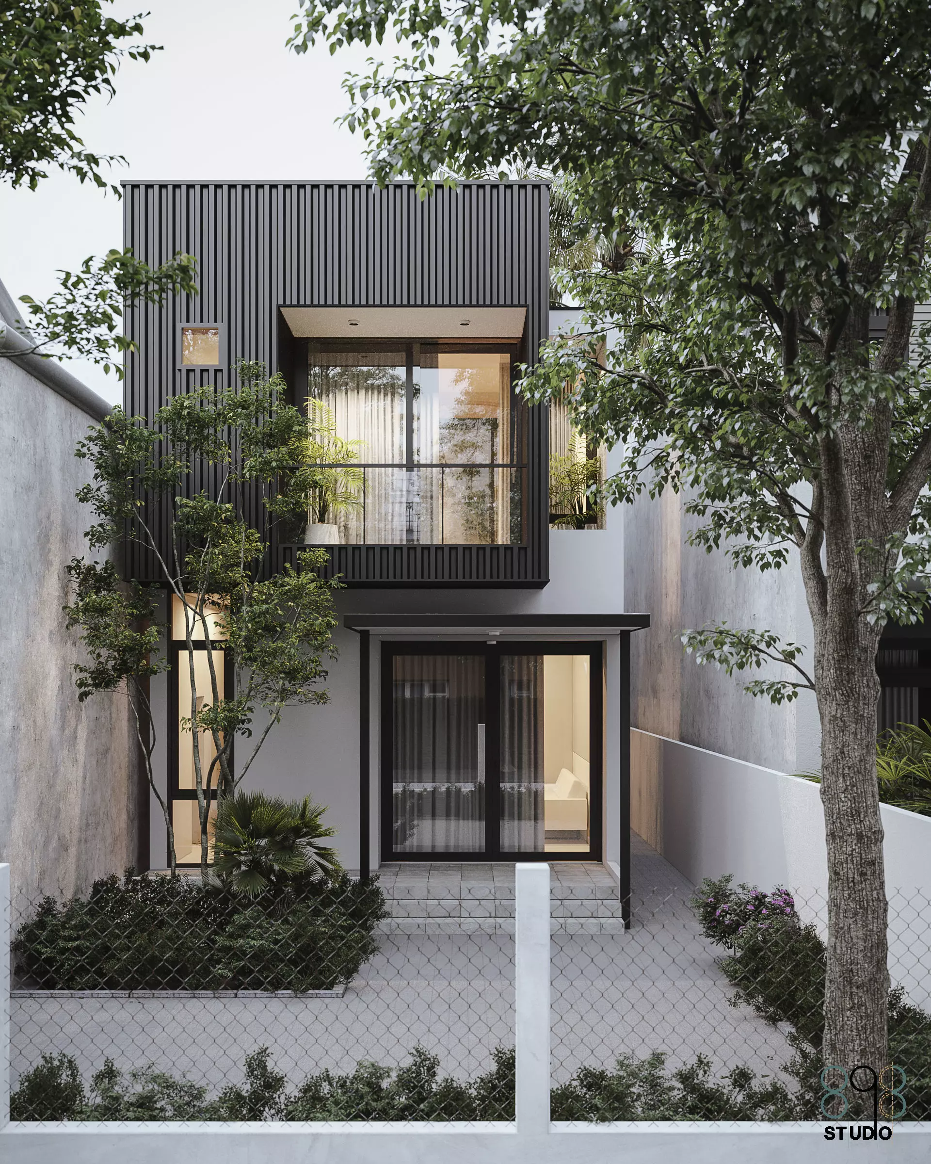 T house CGI 3D model_0