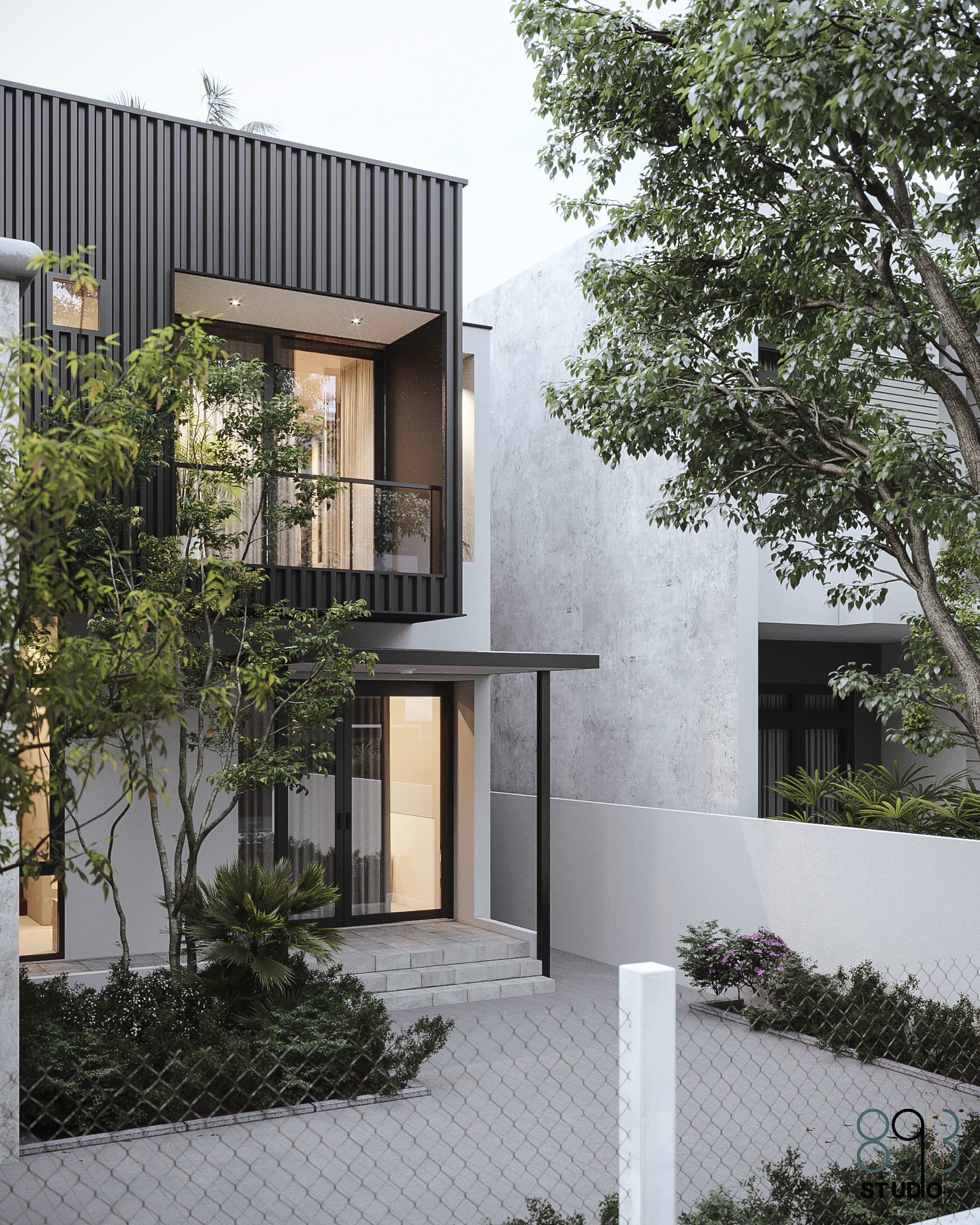 T house CGI 3D model_2