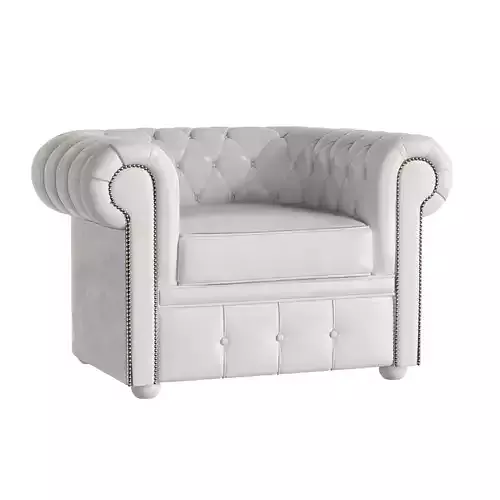 White Chair by Bonjur Abajur 3D model