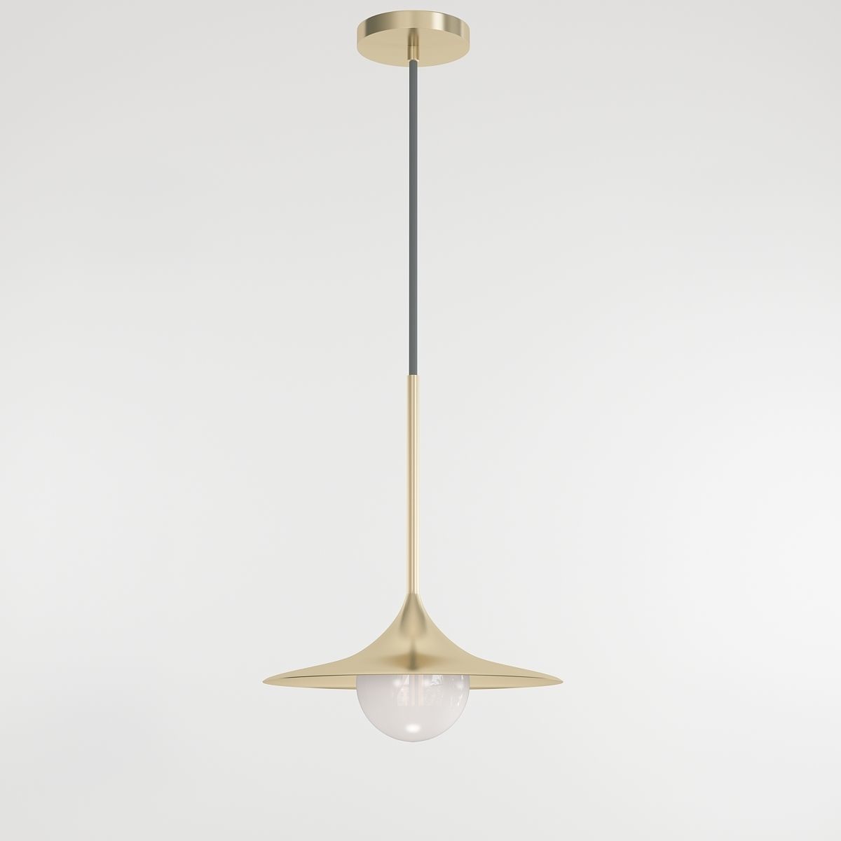 CATCH brass pendant light 3D model_2