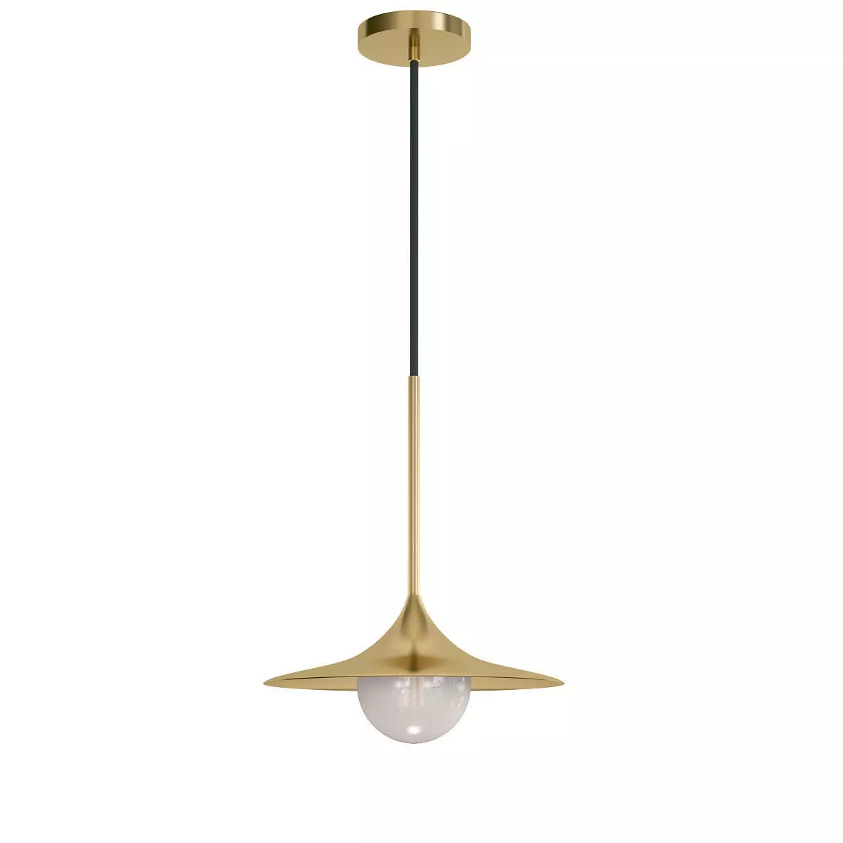 CATCH brass pendant light 3D model_0