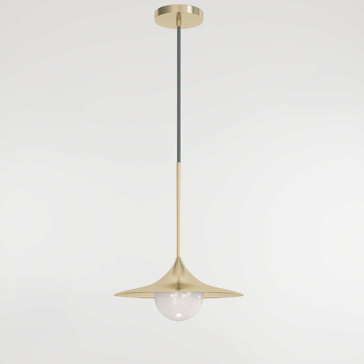 CATCH brass pendant light 3D model_3