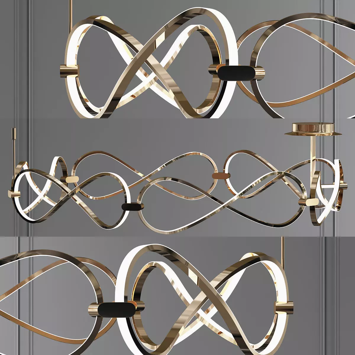 FORLI C infinity ceiling light 3D model_0