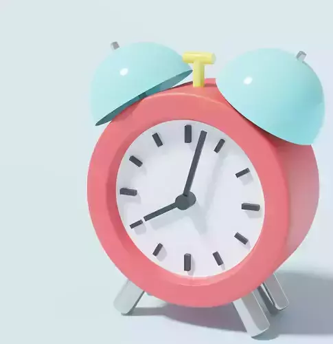 Cartoon Alarm Clock 