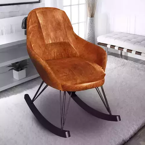 Leather Rocking Chair