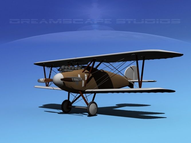 Albatross DIII WWI Fighter 3D model
