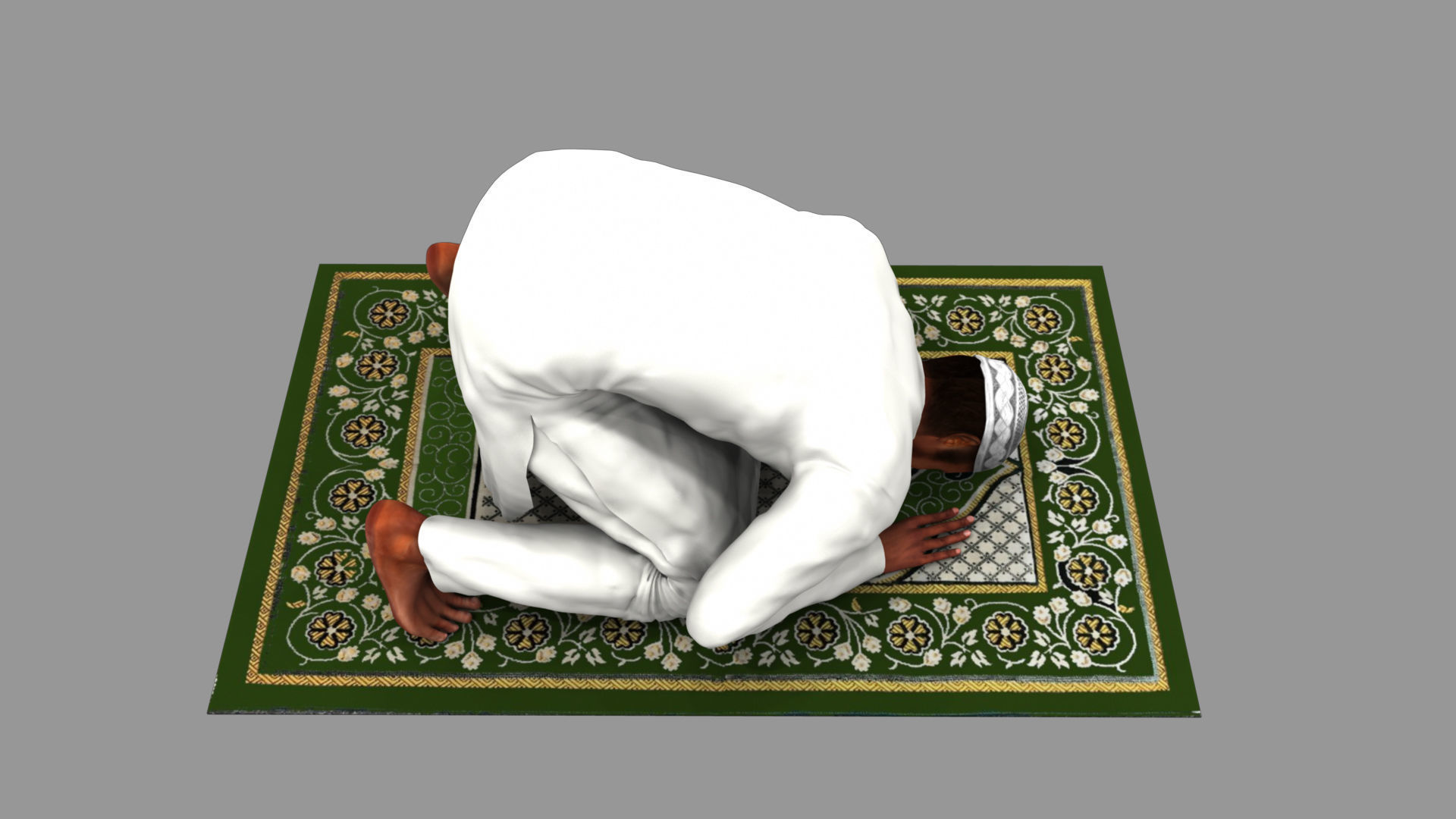 muslim prayer 3d model 3D model_7