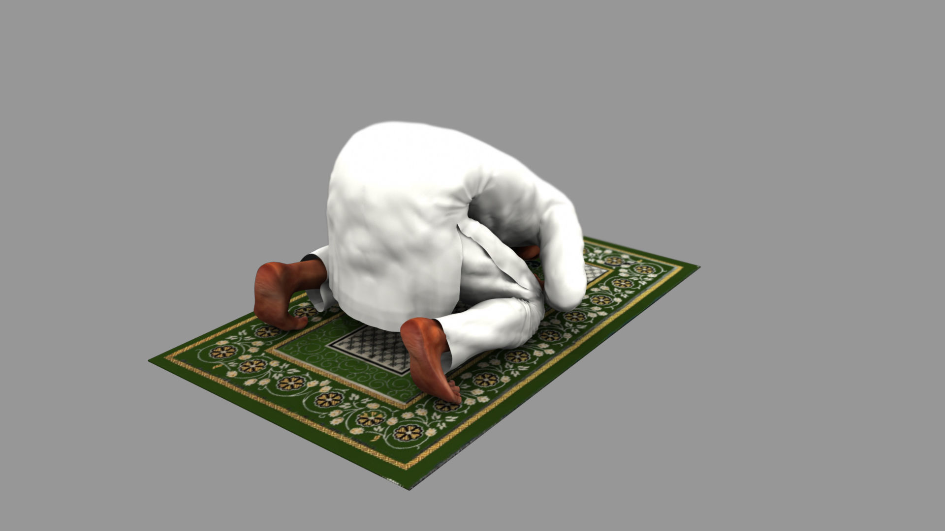 muslim prayer 3d model 3D model_5