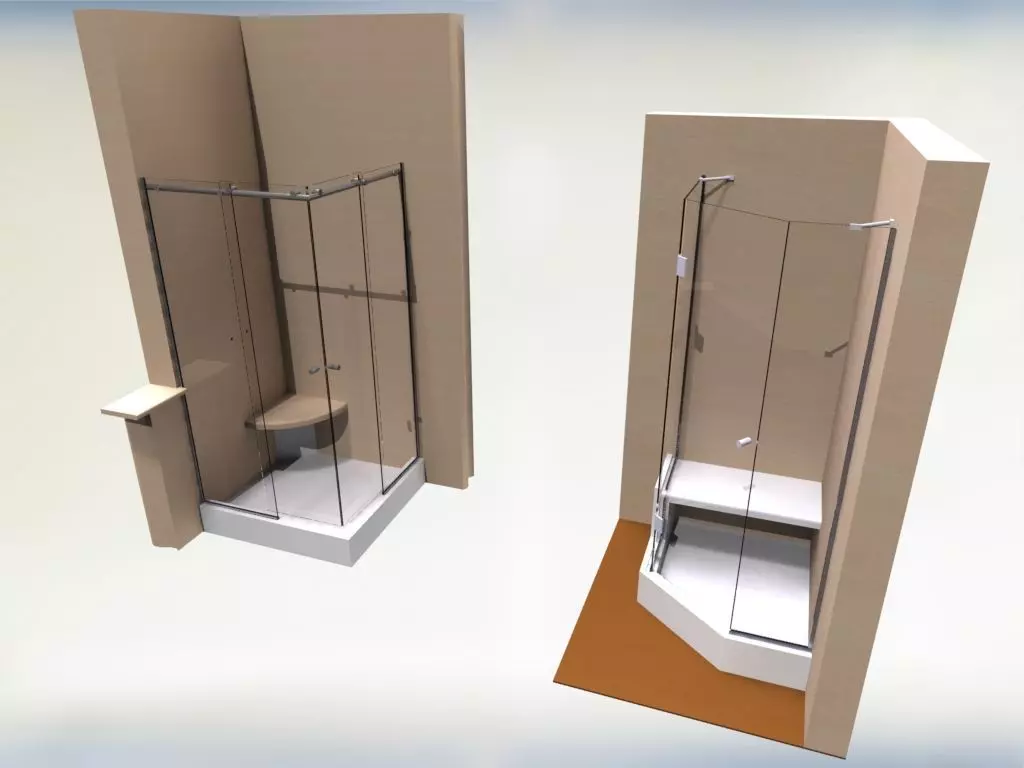 Shower screens 3D model_0