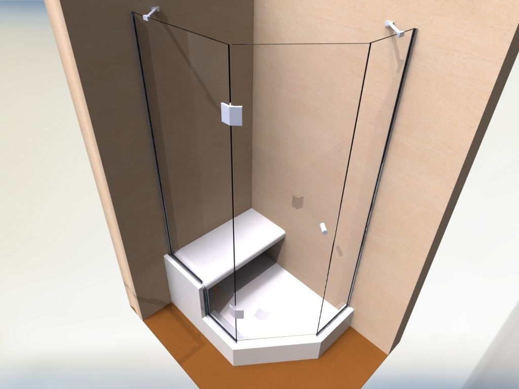Shower screens 3D model_5