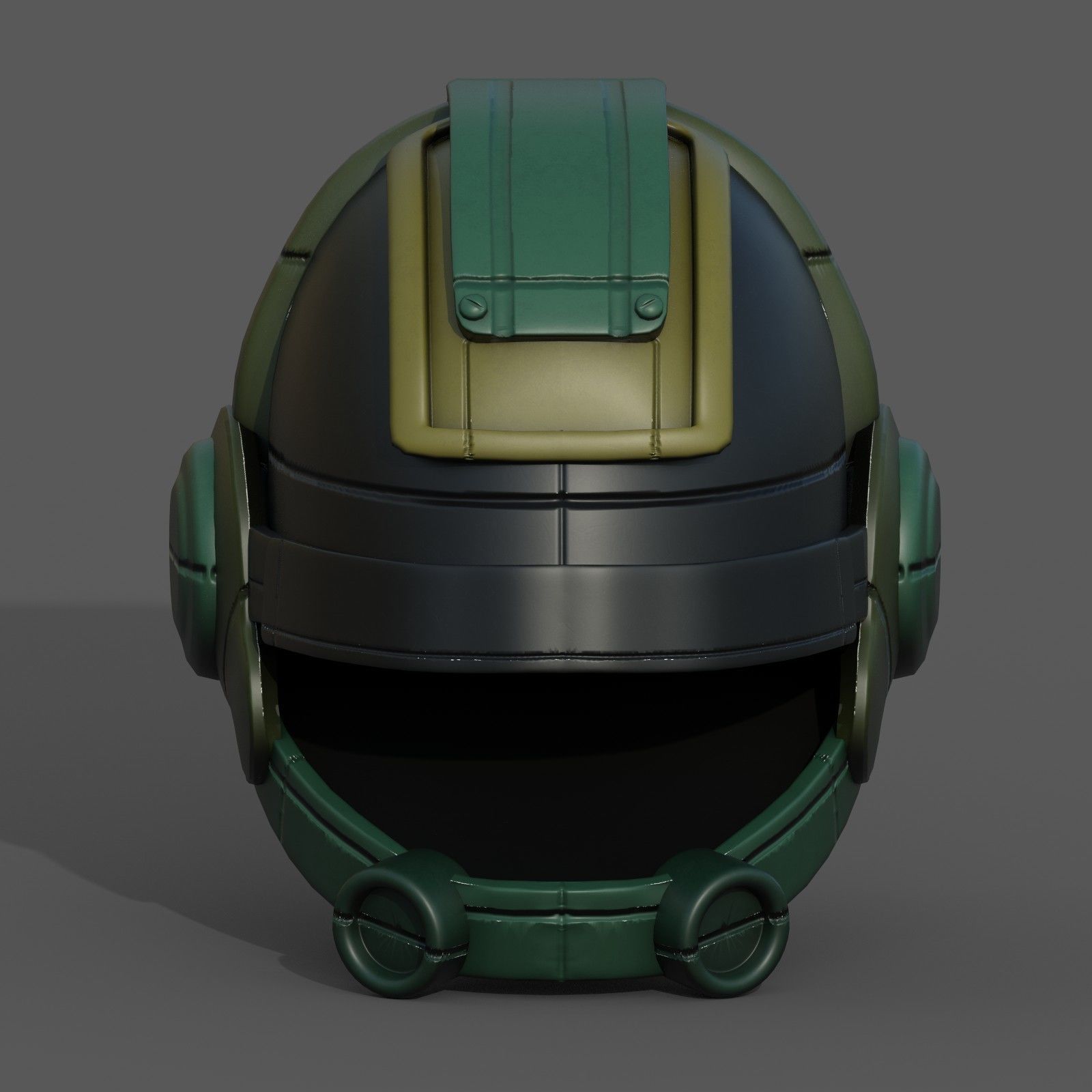 Helmet 3d safety isolated fantasy futuristic  Low-poly 3D model_7